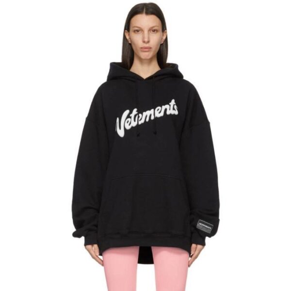 Толстовка Vetements Sweet Logo Черная M