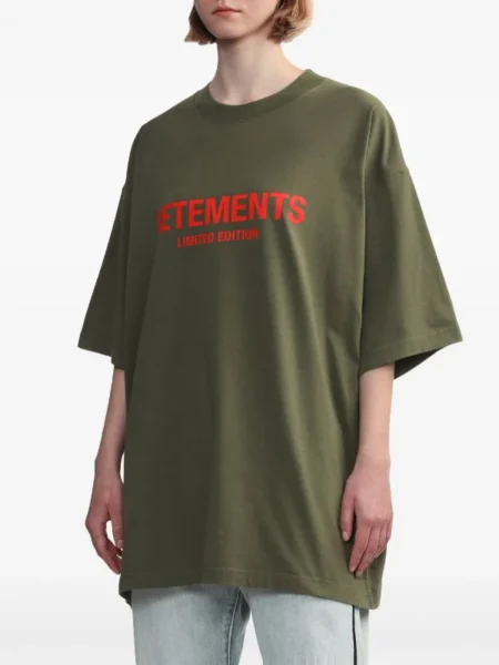 Футболка Vetements Ul Темно зеленая F