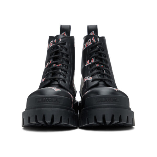 Ботинки Balenciaga Ankle Combat Черные F