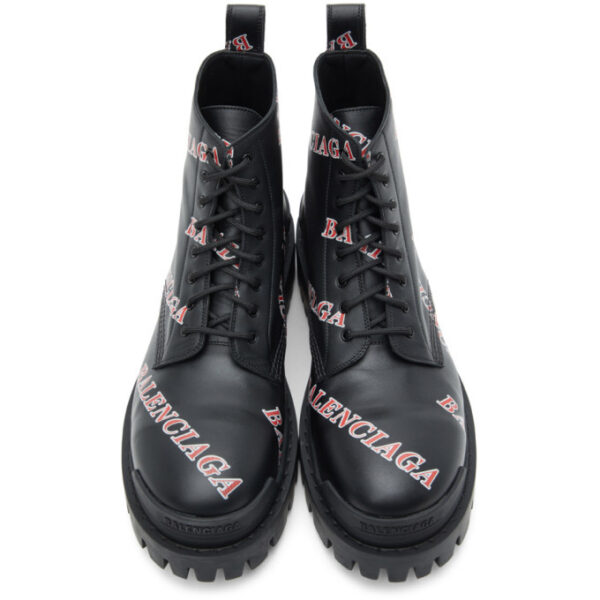 Ботинки Balenciaga Ankle Combat Черные F