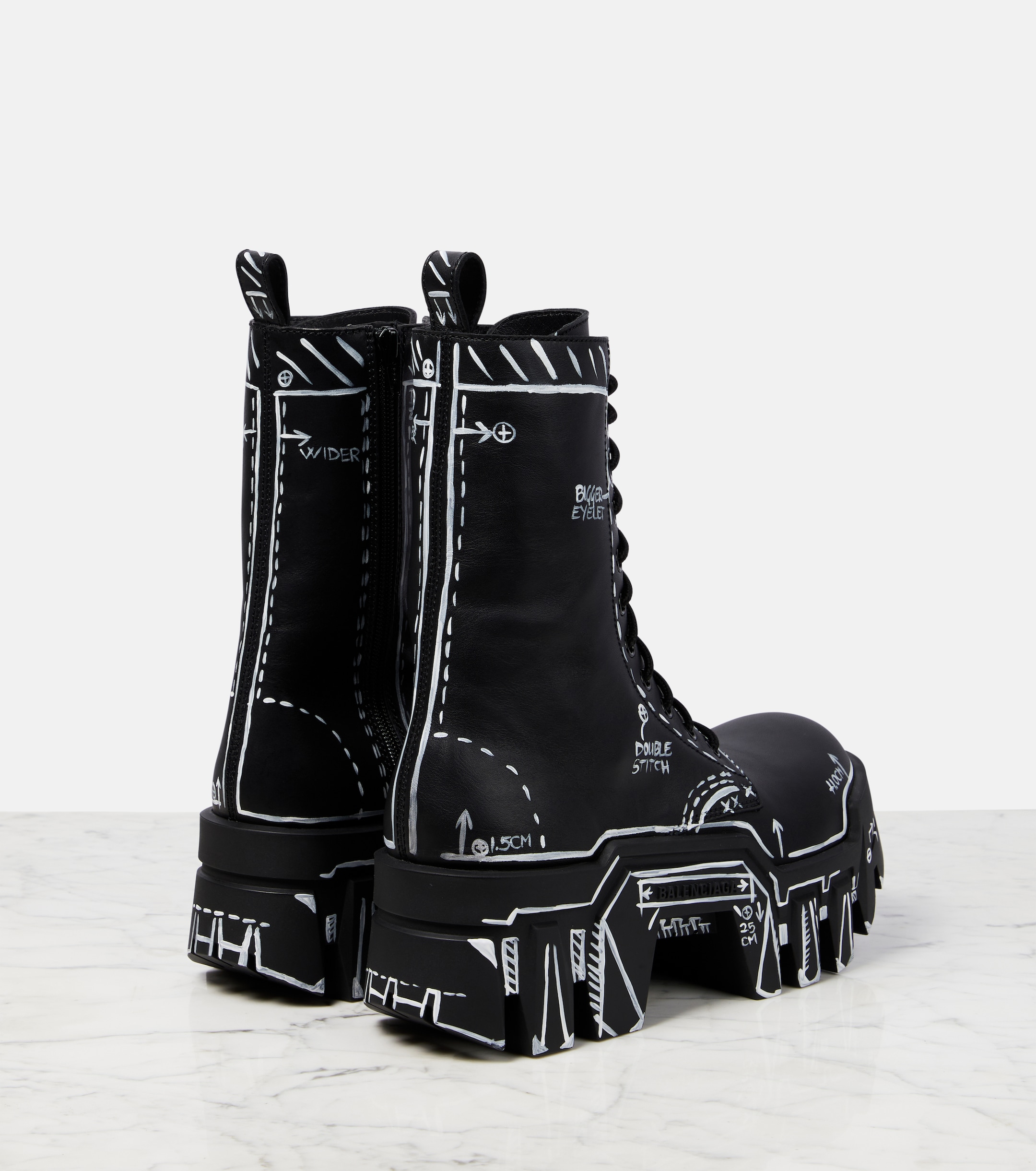 Ботинки Balenciaga Bulldozer Черные F