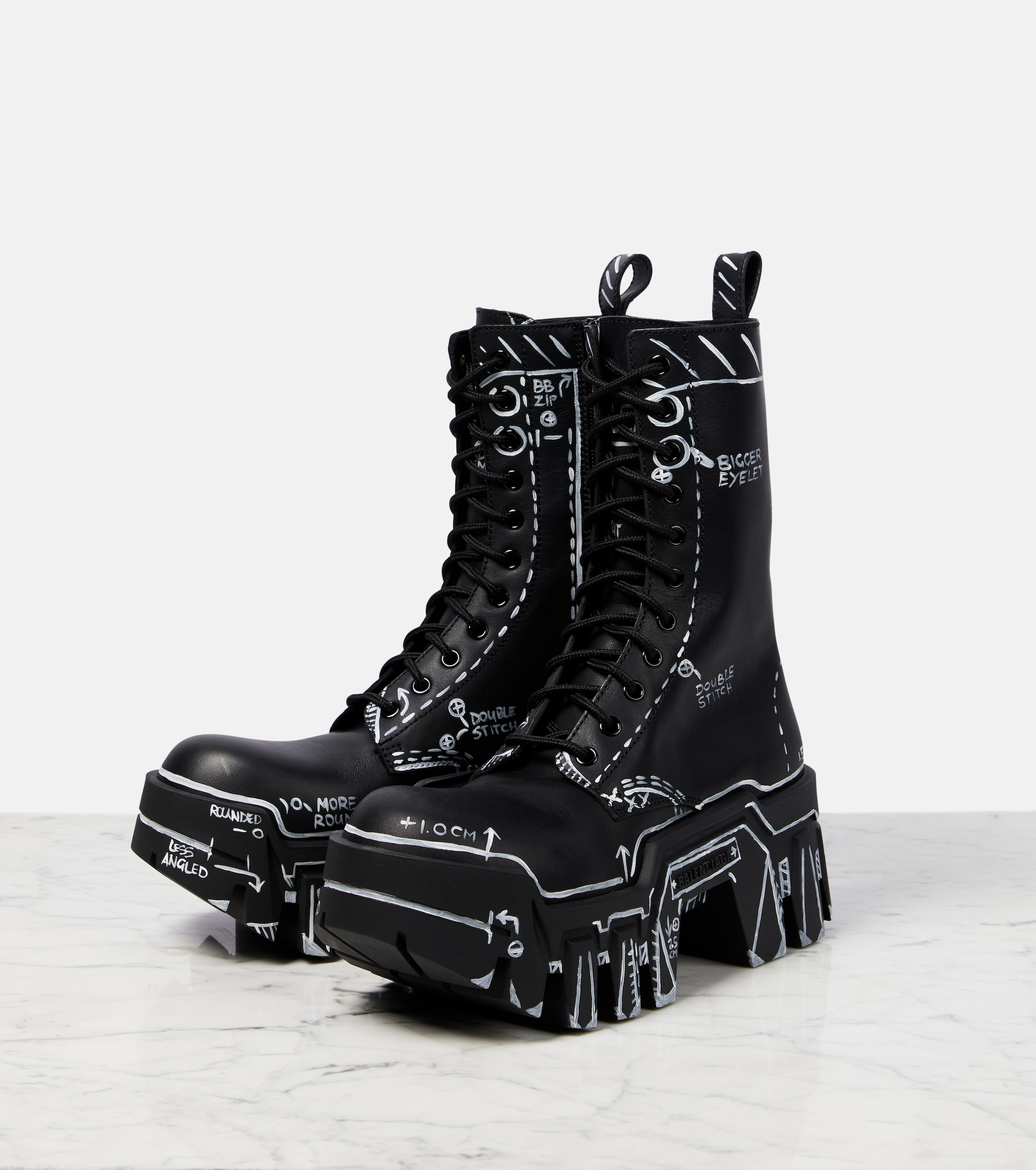 Ботинки Balenciaga Bulldozer Черные F