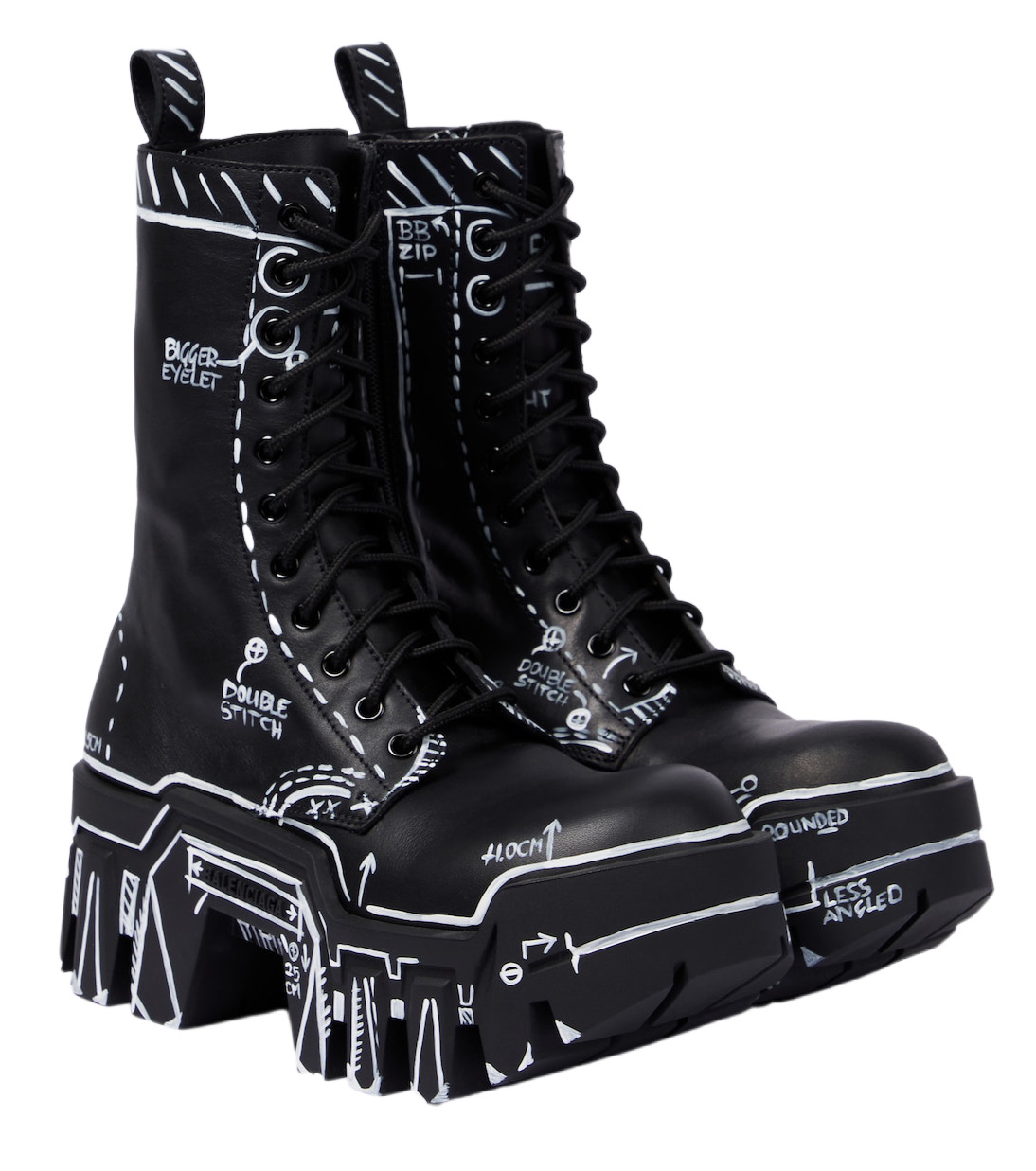 Ботинки Balenciaga Bulldozer Черные F