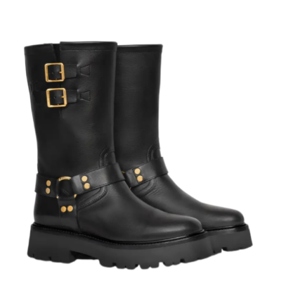 Ботинки Celine Bulky Mid Biker Черные F