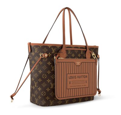Сумка Louis Vuitton Neverfull Inside Out Mm Коричневая N