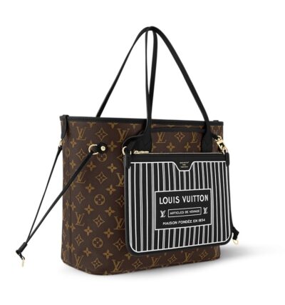 Сумка Louis Vuitton Neverfull Inside Out Mm Черная N