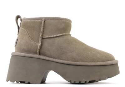 Ботинки Ugg Ultra Mini New Heights Бежевые F