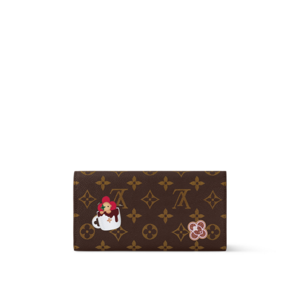 Кошелек Louis Vuitton Sarah Темно коричневый N