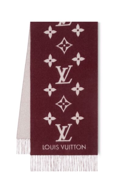 Шарф Louis Vuitton Reykjavik Бордовый F