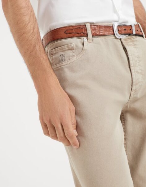 Джинсы Brunello Cucinelli Бежевые M
