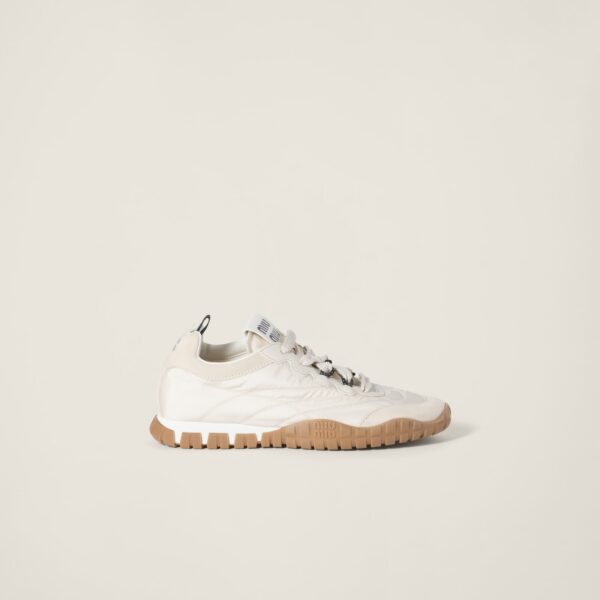Кроссовки Miu Miu Tire Белые F