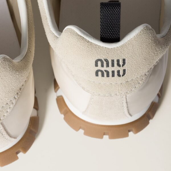 Кроссовки Miu Miu Tire Белые F