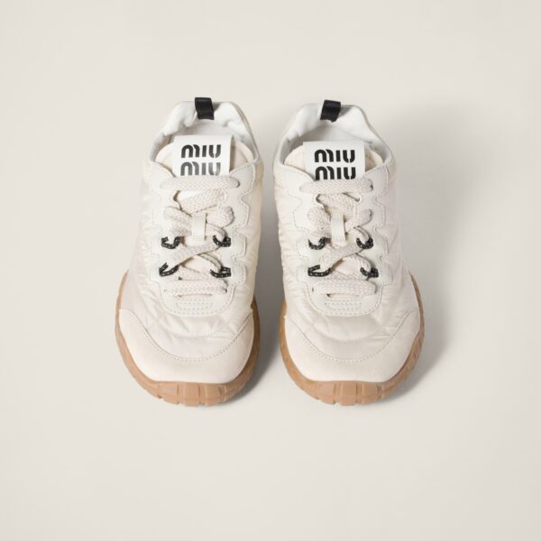 Кроссовки Miu Miu Tire Белые F