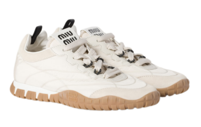 Кроссовки Miu Miu Tire Белые F