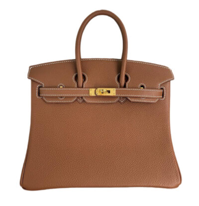 Сумка Hermes Birkin Gold Togo Коричневая N