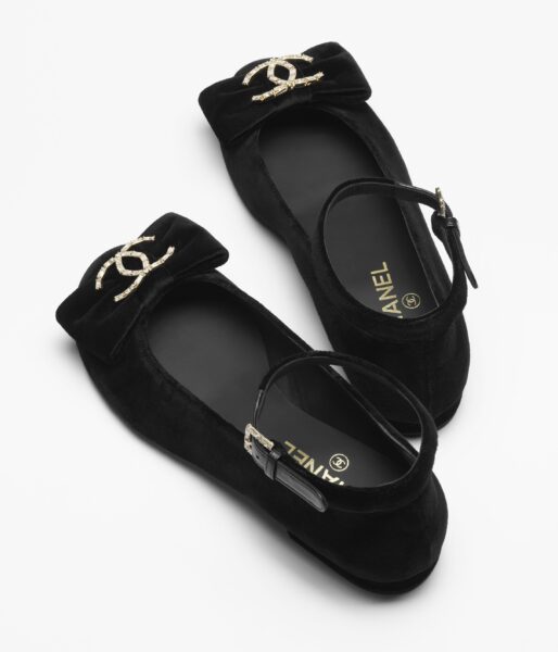 Балетки Chanel Mary Janes Черные F