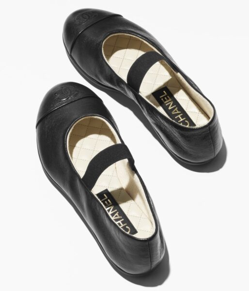 Балетки Chanel Mary Janes Черные F