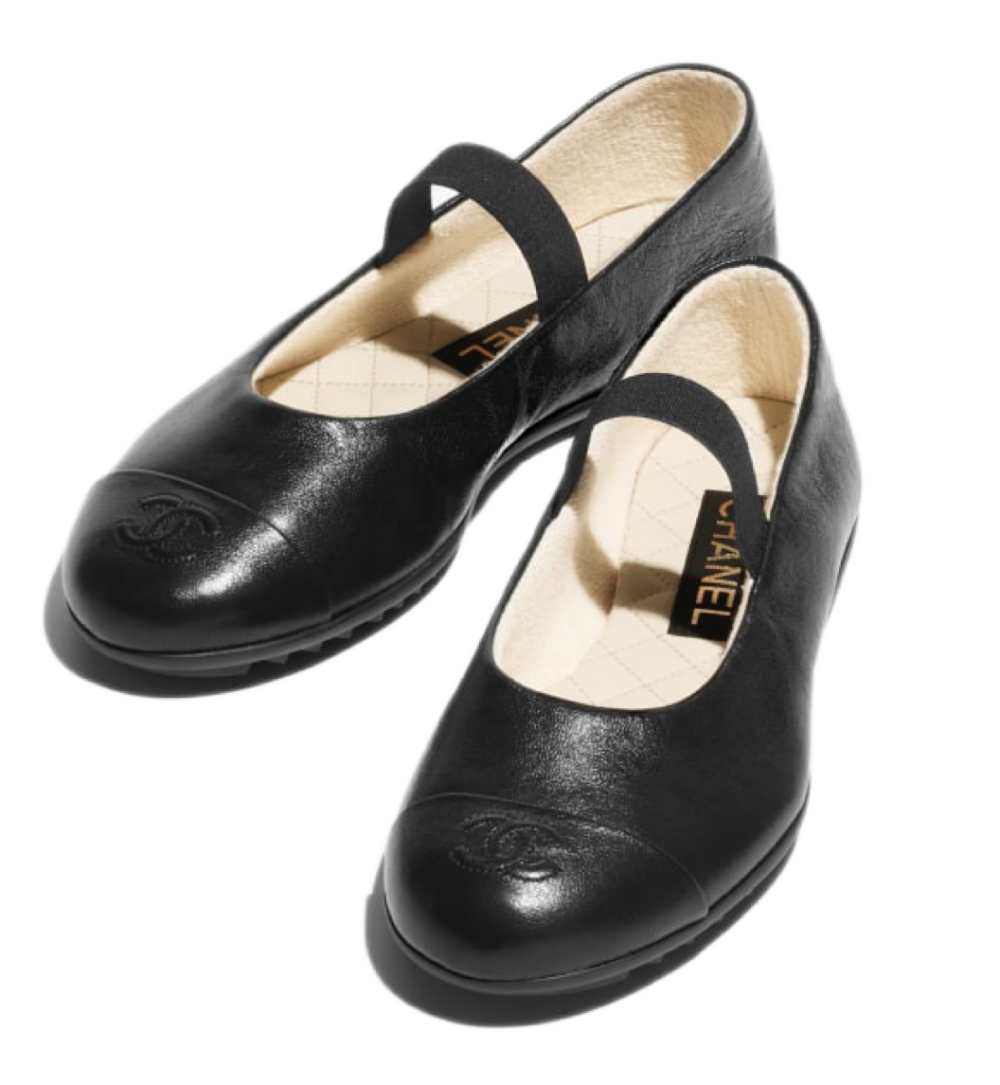 Балетки Chanel Mary Janes Черные F