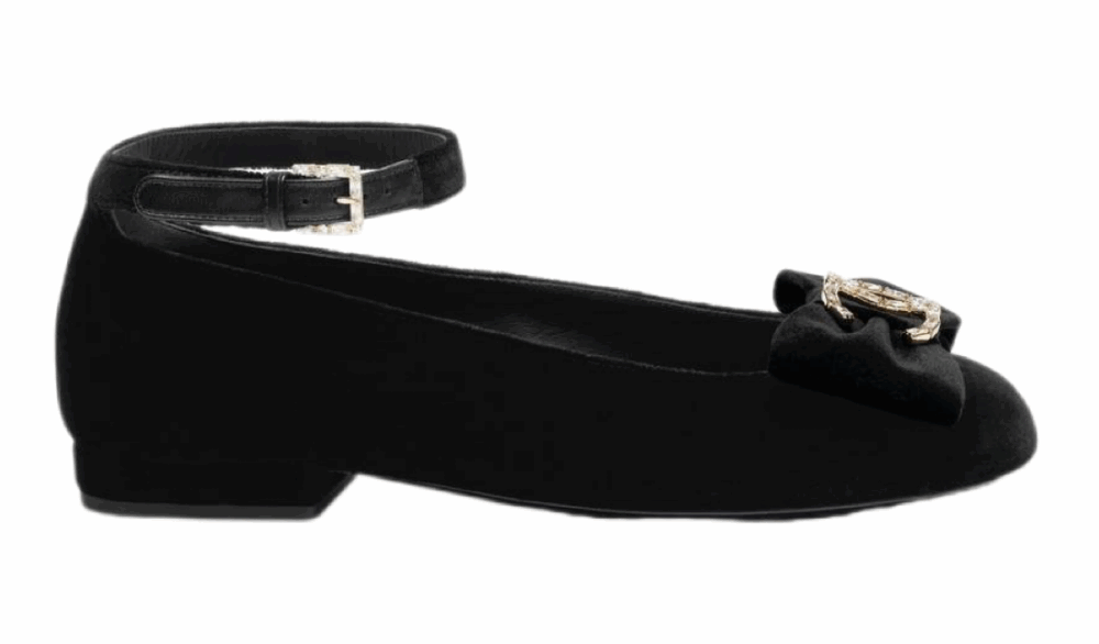 Балетки Chanel Mary Janes Черные F