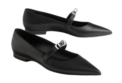 Балетки Hermes Kelly Черные F