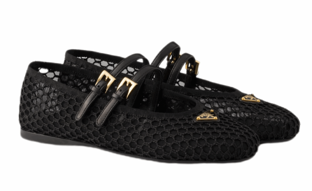 Балетки Prada Mesh Черные F