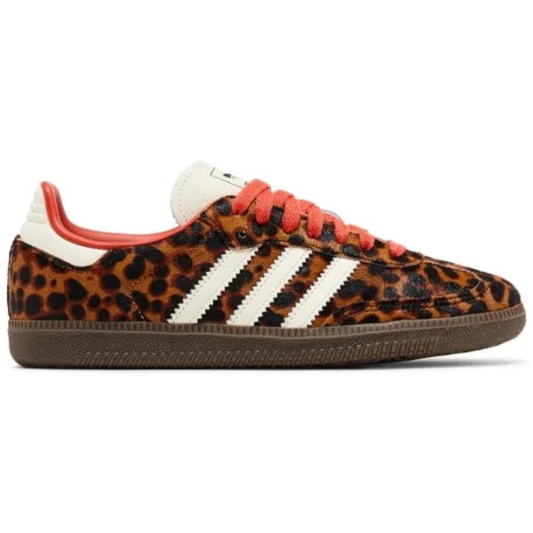 Кроссовки Adidas Samba Og Preloved Red Leopard Коричневые F