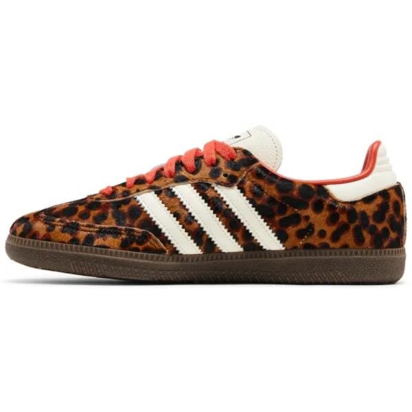 Кроссовки Adidas Samba Og Preloved Red Leopard Коричневые F