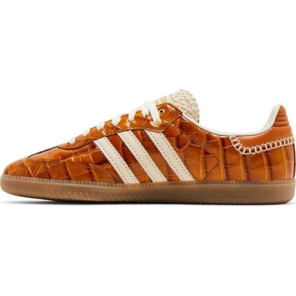 Кроссовки Adidas Samba Wales Bonner Brown Croc Коричневые F