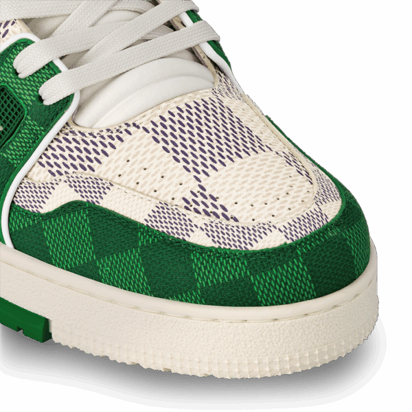 Кроссовки Louis Vuitton Lv Trainer Зеленые M