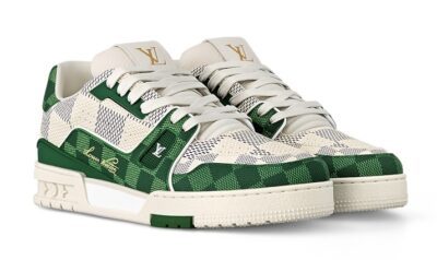 Кроссовки Louis Vuitton Lv Trainer Зеленые M