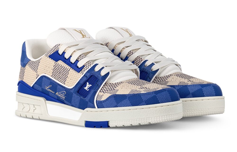 Кроссовки Louis Vuitton Lv Trainer Синие M
