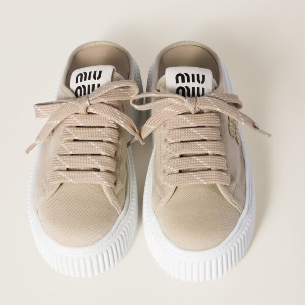 Кроссовки Miu Miu Бежевые F