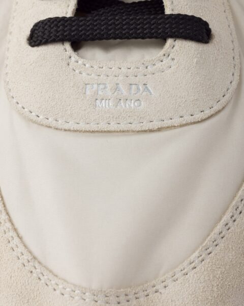Кроссовки Prada Collapse Re nylon Белые F