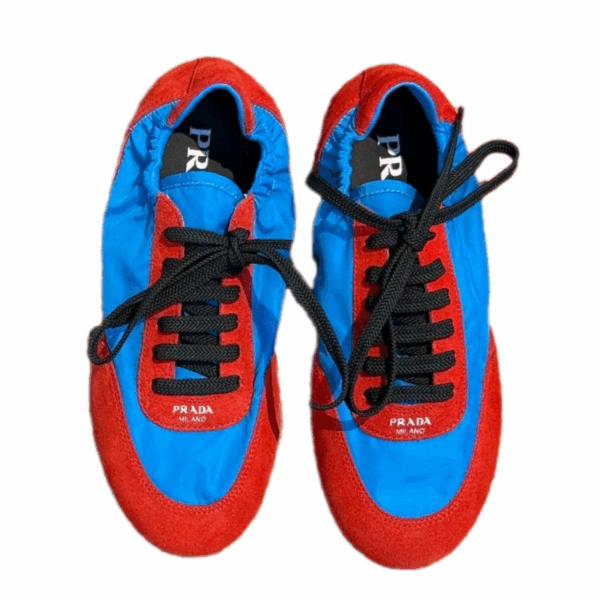 Кроссовки Prada Collapse Re nylon Красные F