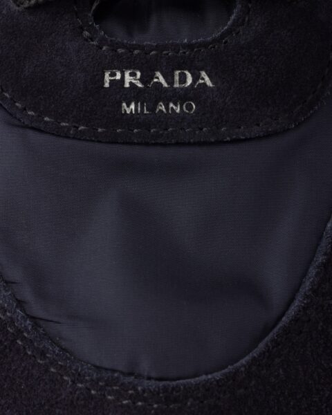 Кроссовки Prada Collapse Re nylon Темно синие F