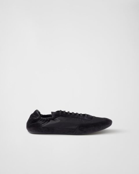 Кроссовки Prada Collapse Re nylon Черные F