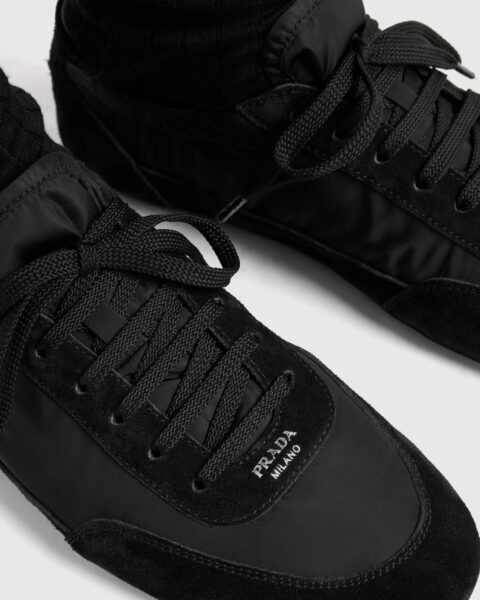 Кроссовки Prada Collapse Re nylon Черные F