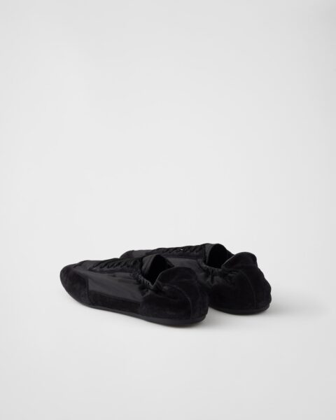 Кроссовки Prada Collapse Re nylon Черные F