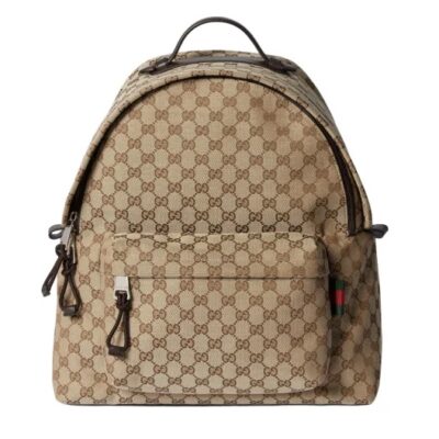 Рюкзак Gucci Gg Canvas Medium Бежевый N