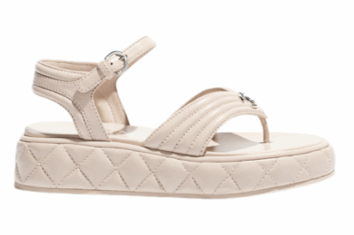 Сандали Chanel Белые F