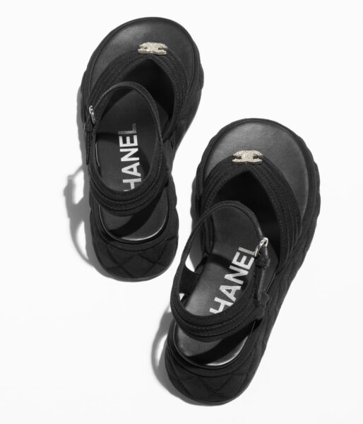 Сандали Chanel Черные F