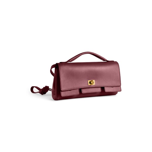 Сумка Balenciaga Bel Air Small Бордовая N