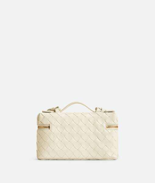 Сумка Bottega Veneta Bang Bang Intrecciato Белая N