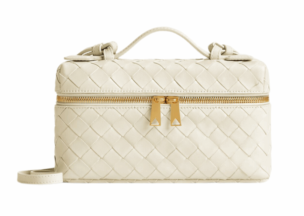 Сумка Bottega Veneta Bang Bang Intrecciato Белая N