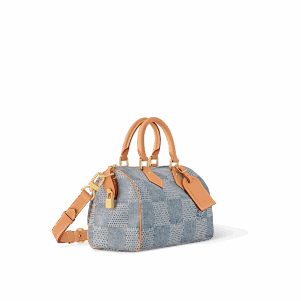 Сумка Louis Vuitton Speedy Голубая N