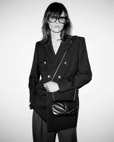 Сумка Saint Laurent Loulou Mini In Matelass Черная N
