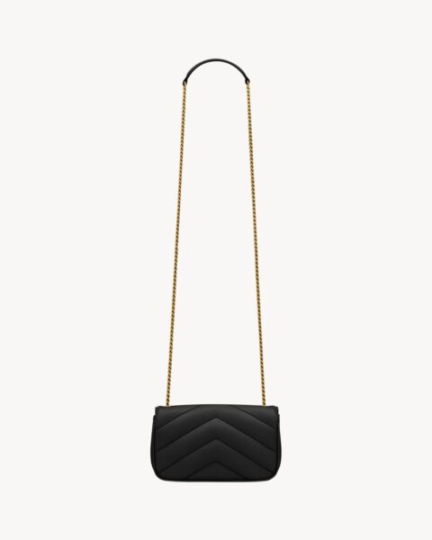 Сумка Saint Laurent Loulou Mini In Matelass Черная N