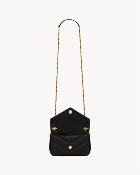 Сумка Saint Laurent Loulou Mini In Matelass Черная N