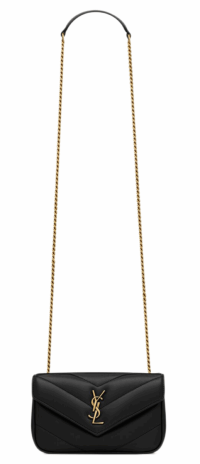 Сумка Saint Laurent Loulou Mini In Matelass Черная N