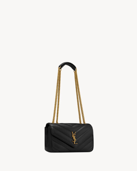 Сумка Saint Laurent Loulou Small In Matelass Черная N